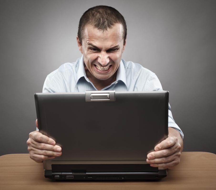 Hate emails might cause anger issues.