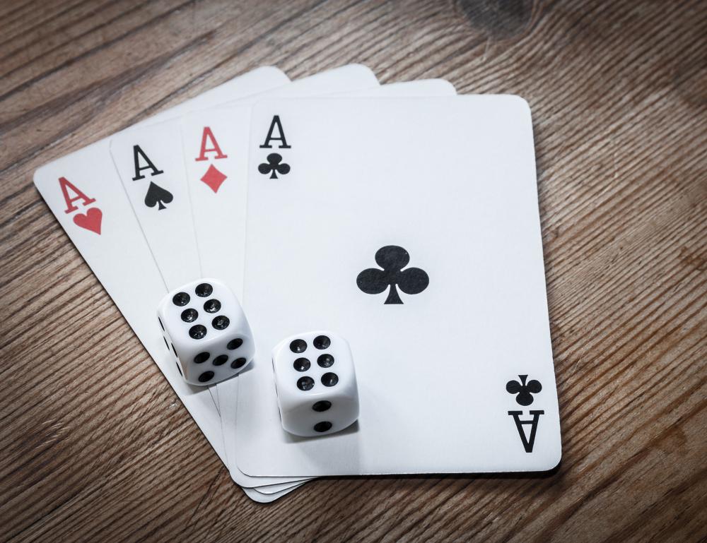 Organized crime is commonly associated with gambling houses.