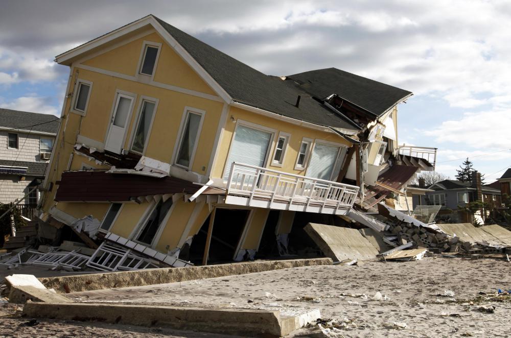 Martial law may be required to establish order in areas hit by a natural disaster.