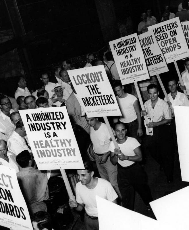 Labor unions had a major influence on the development of American labor laws.