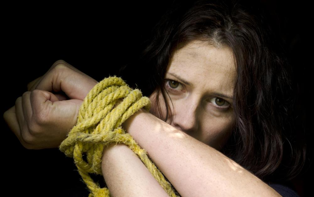 Sex slaves may have difficulty escaping, due to physical restraints.