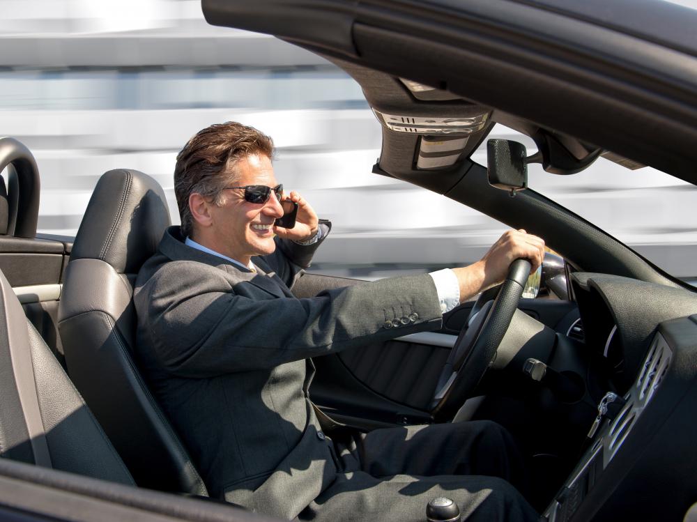 The due-care standard for avoiding risk to others could be invoked if a driver talking on a cell phone hits a pedestrian.