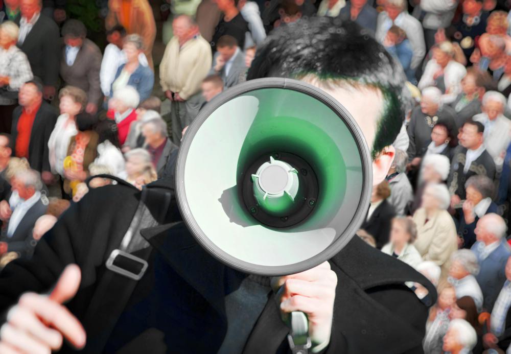Crow control is often necessary when dealing with protesters.