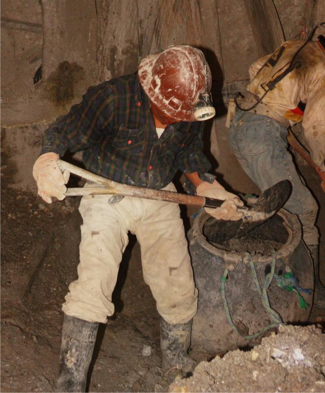 Mining has been used as a form of hard labor in some countries.