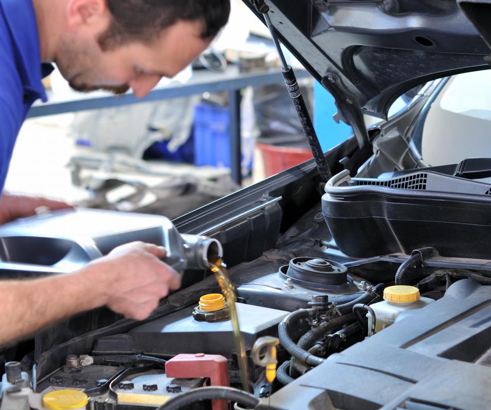 An express warranty might specify when oil changes are needed.