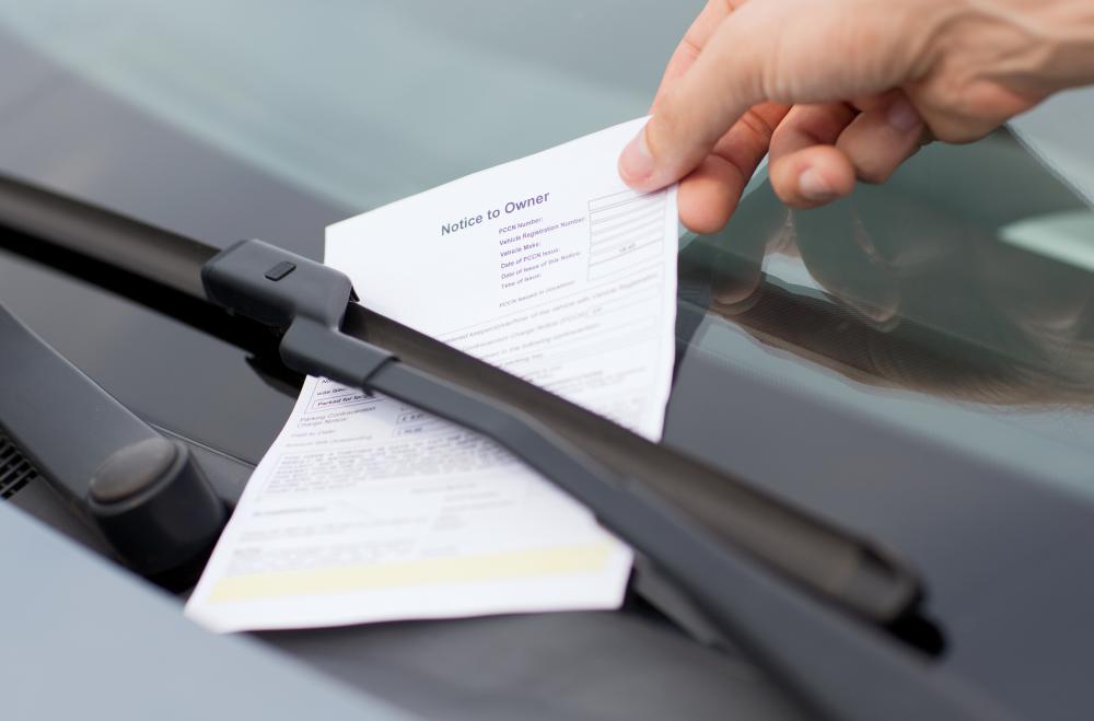 A parking ticket is an example of a civil penalty in that a fine is charged.