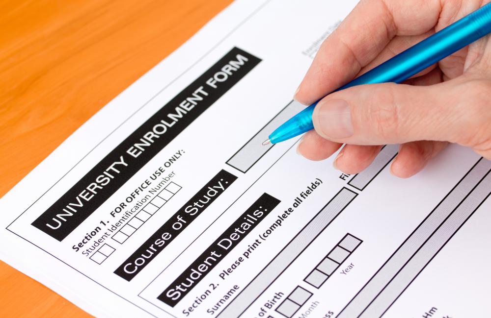 Confidential letters of reference often accompany college applications.