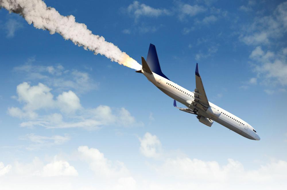 An airline crash caused by mechanical tampering is an example of an act of man.
