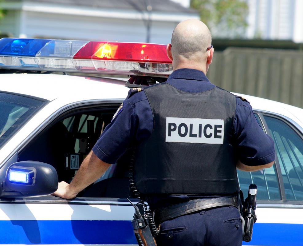 Law enforcement may set up check points to search for suspicious items.