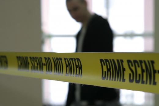 A crime scene is an area linked to an illegal act.