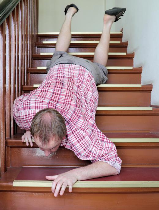 Slip and fall injuries may cause serious damage.