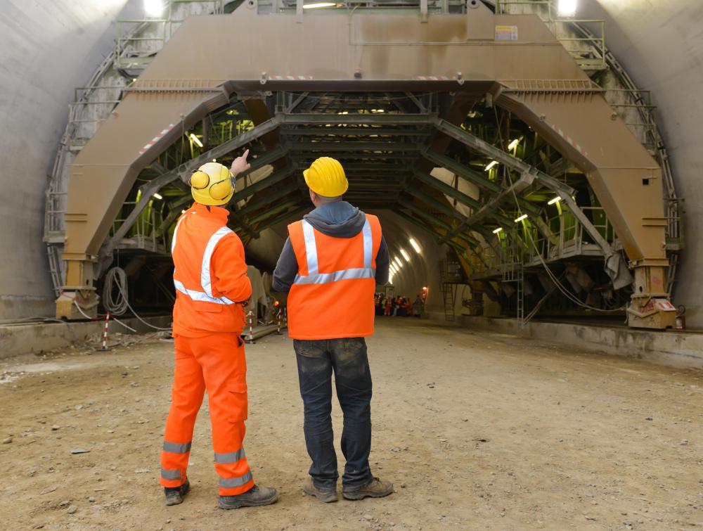 Engineers who observe the construction of a tunnel or bridge may later be called as a witness if an accident occurs in that area.