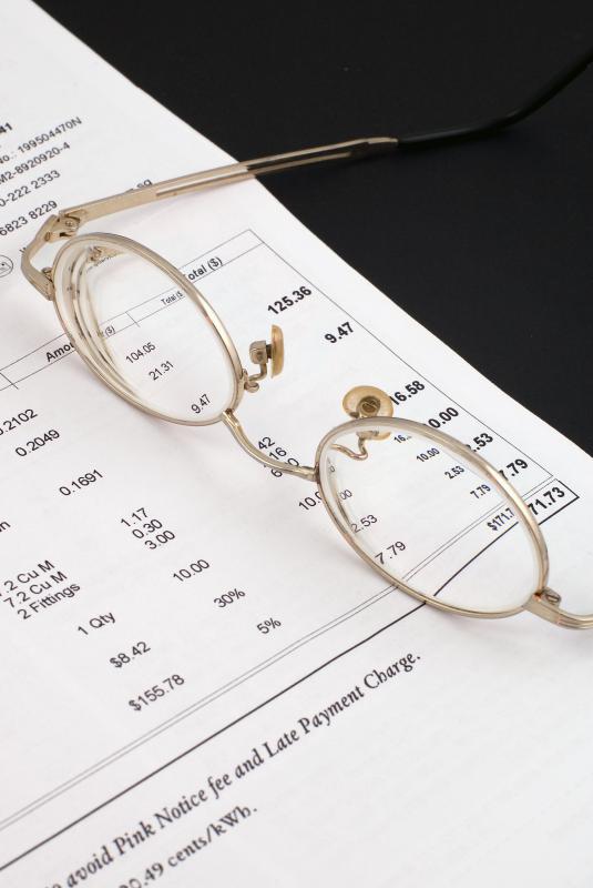 A bill for services rendered is a transaction document.