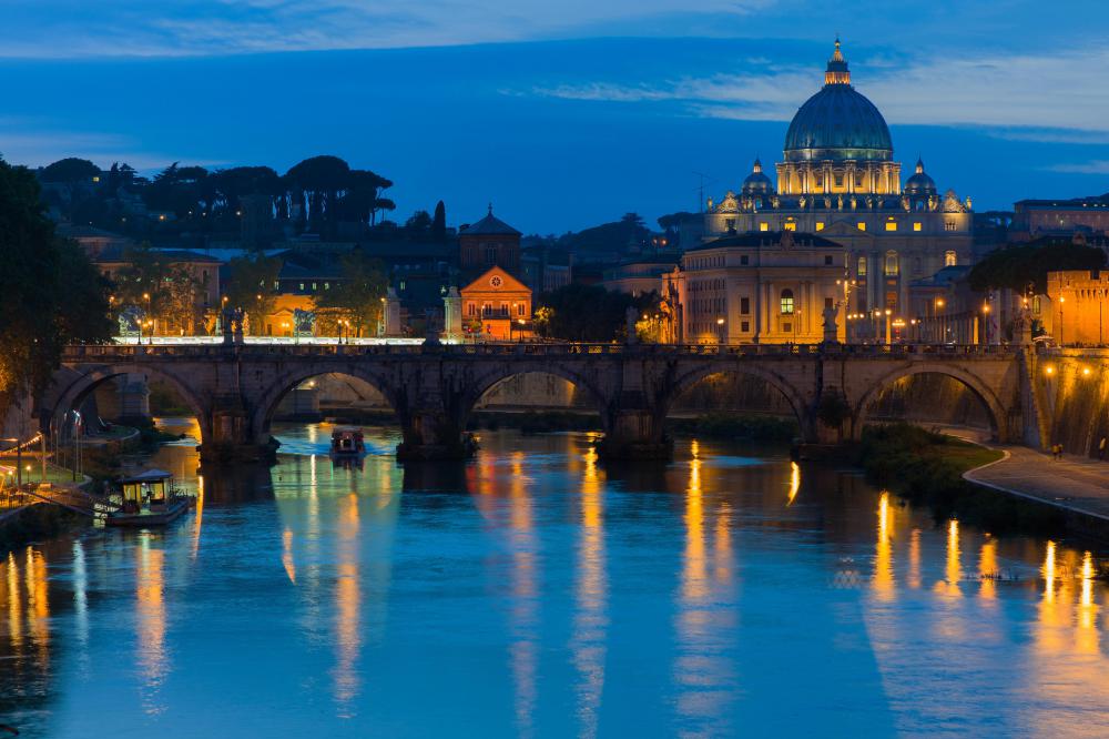 The Roman Catholic Church, which is seated in Vatican City, played a major role in developing rules of warfare and other legal standards during the Middle Ages.