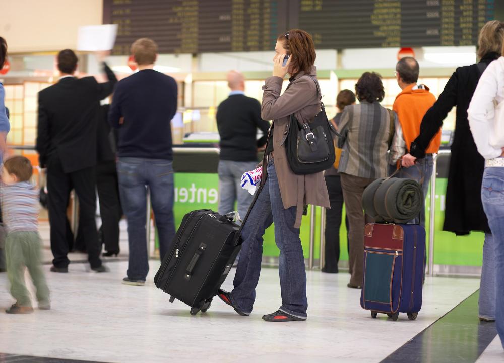 At their point of entry, international air passengers go through passport control, which is also referred to as border control.