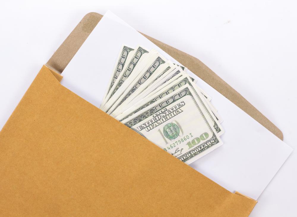 Bribes usually involve money, but can also take the form of valuable property or the promise of certain services in order to sway an action or decision.