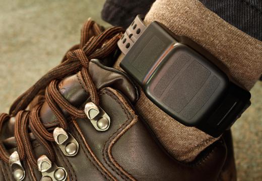 An ankle monitor prevents the need for constant supervision by a law enforcement officer.