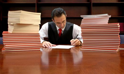 Trial notebooks are used to organize trial documents.