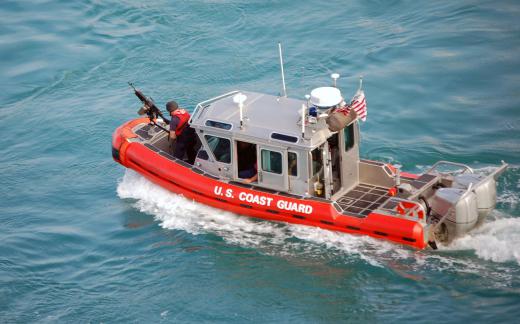 The U.S. Coast Guard uses Defender class boats for both harbor patrol and boarding missions.