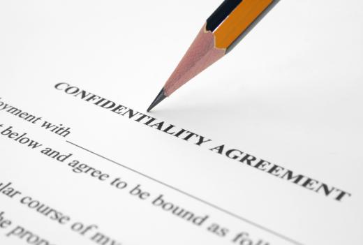 A company could bring suit against an employee breaking a confidentiality agreement.