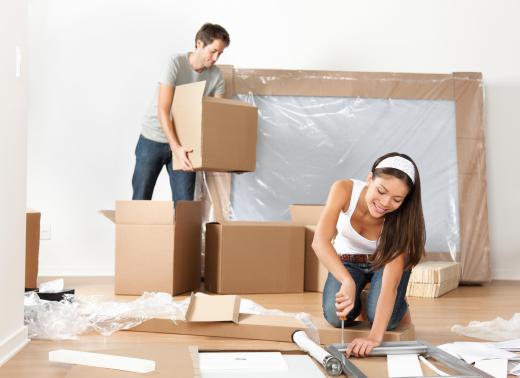 Tenants move in and maintain possession of a house or apartment.