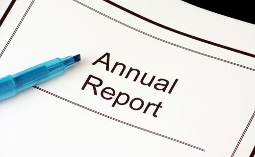 The minute books of corporations can contain corporate documents and records, such as annual reports.