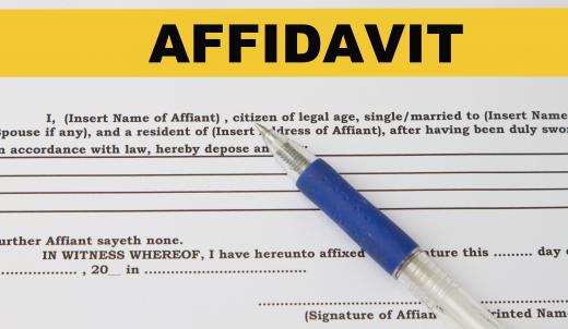 Arrest affidavits are completed to secure a warrant for someone's arrest.