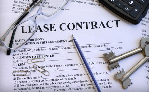 Certain property rights laws apply to those entering a lease agreement to rent property.