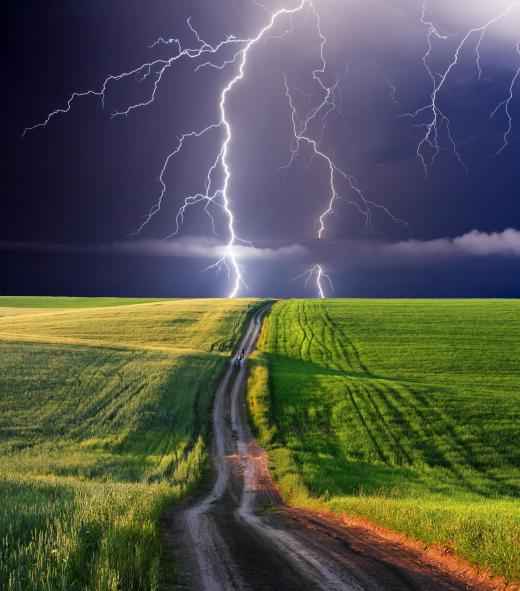 Lightning is an act of nature.