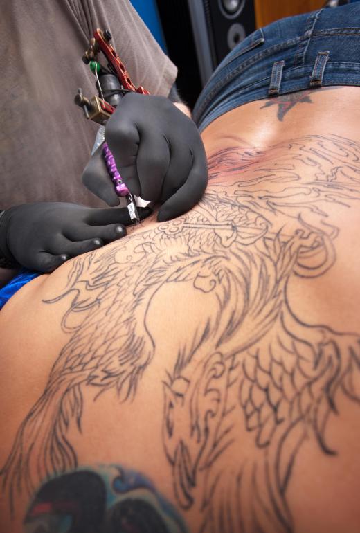 A tattoo artist may formally register his or her tattoos as copyrighted to prevent them from being copied.