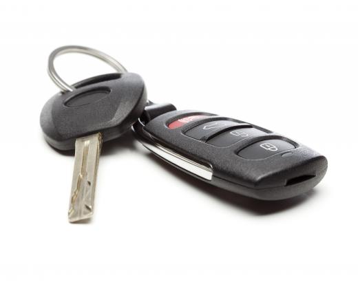 Police might leave keys on the ground or unattended to catch a car thief in the act of stealing.