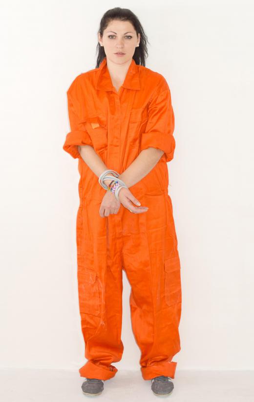 Inmates are required to wear uniforms that identify them as prisoners.